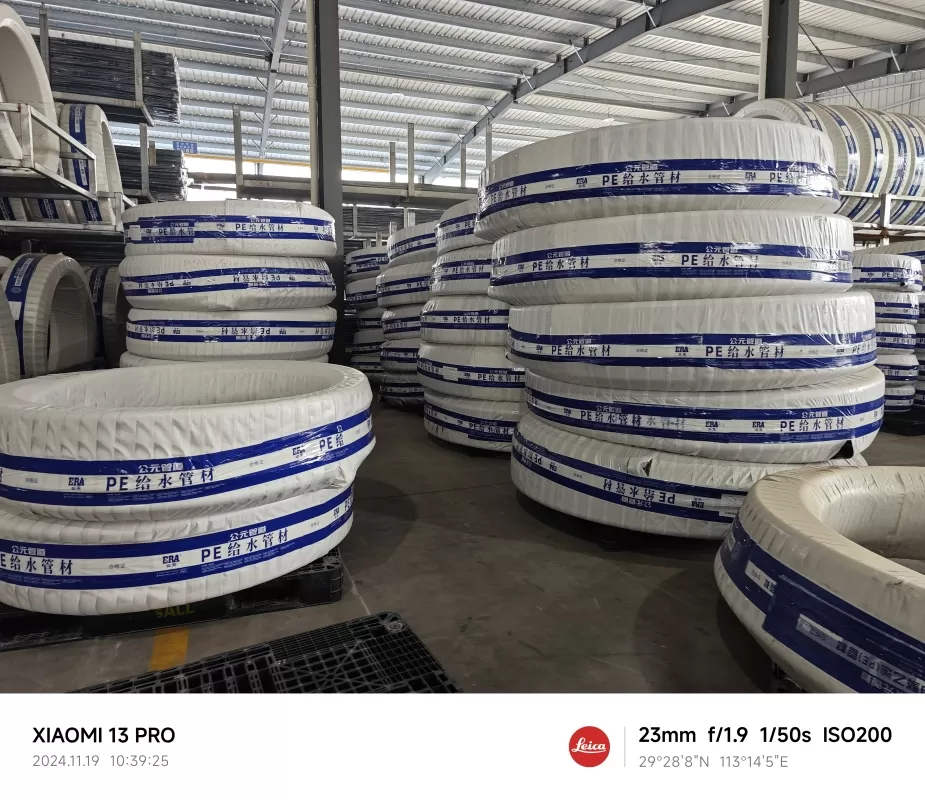AD pe watervoorzieningspijp, rol DN63 1.25mpa product echt schot pe watervoorzie